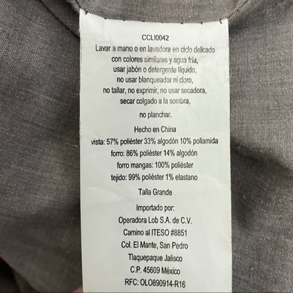 LOB Men’s Lightweight Bomber Jacket - Vegan - Picture 14 of 16